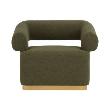 Aggie Swivel Lounge Chair In Copenhagen Olive