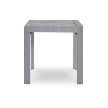 Agoda Pearl Outdoor End Table In Gray