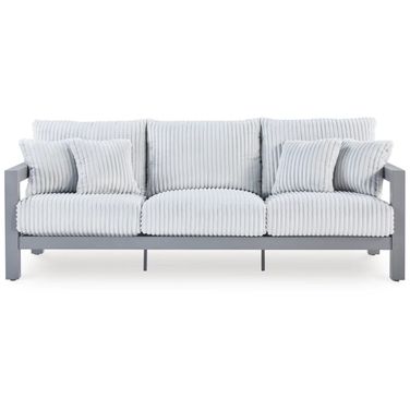 Agoda Pearl Outdoor Sofa with Cushion In Gray
