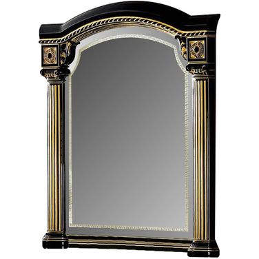 Aida Mirror (Black and Gold)