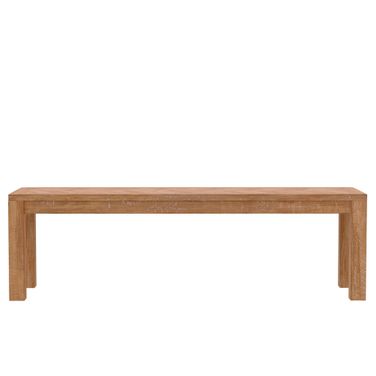 Aiden Dining Bench In Weathered Natural