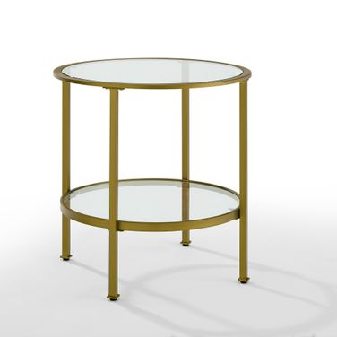 Aimee Side Table In Soft Gold