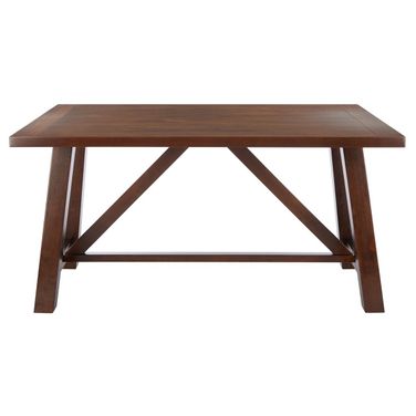Ainslee Rectangle Dining Table in Brown