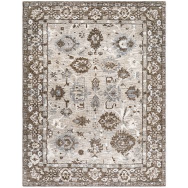 Ainswick Memory Foam Large Rug In Brown and Beige