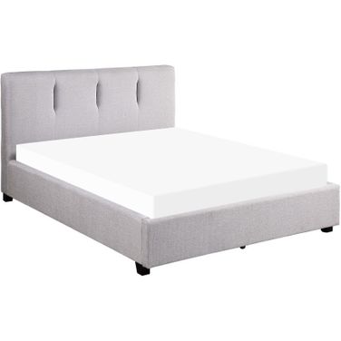 Aitana Gray Full Upholstered Platform Bed