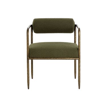 Ajani Dining Armchair In Copenhagen Olive