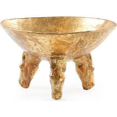 Akai Medium Bowl In Gold Leaf
