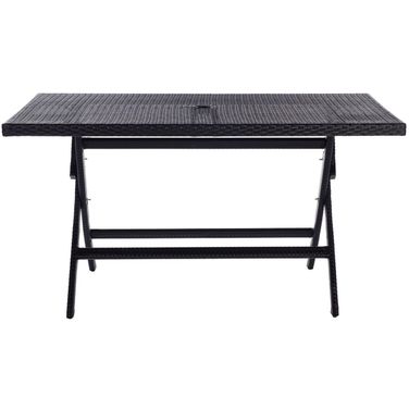 Akita Folding Table in Black