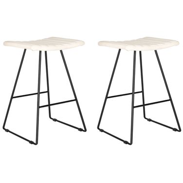 Akito Cream Counter Stool Set of 2