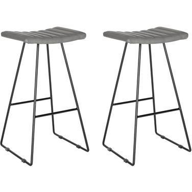 Akito Gray Bar Stool Set of 2