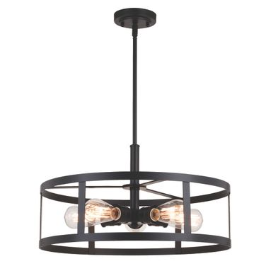 Akron 20 Inch 5 Light Pendant In Oil Rubbed Bronze