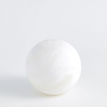 Alabaster Sphere Small Box In White