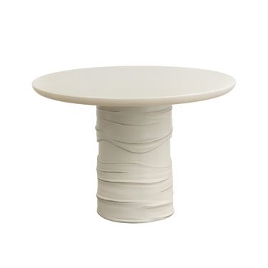 Alanya 44 Inch Round Dining Table In Cream