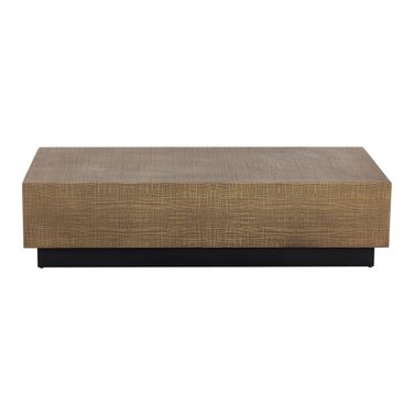 Albans Coffee Table In Brass and Black