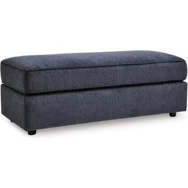 Albar Place Oversized Accent Ottoman In Cobalt