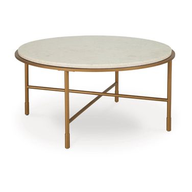 Alben Coffee Table In Antique Gold