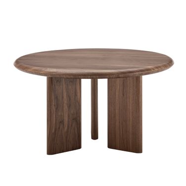 Albert 53 Inch Round Table In Walnut