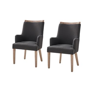 Albert Dining Chair Set Of 2 In Charcoal