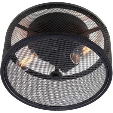 Albina Black Flush Mount Light