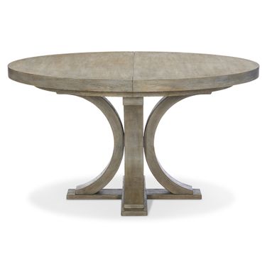 Albion Round Dining Table In Pewter