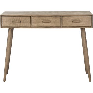 Albus Desert Brown 3-Drawer Console Table