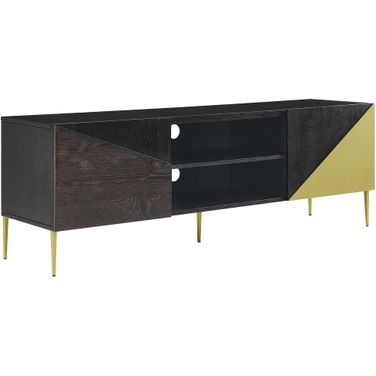 Alchemist 72 Inch TV Stand In Black Gold