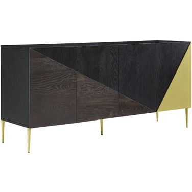 Alchemist Storage Cabinet Sideboard In Black Gold