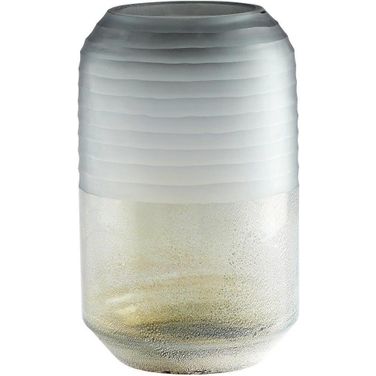 Alchemy Grey And Guilded Silver Large Vase