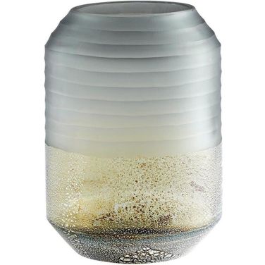 Alchemy Grey And Guilded Silver Medium Vase