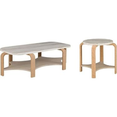 Alchemy Occasional Table Set In Biscotti
