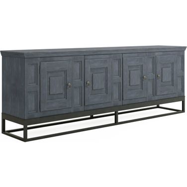 Alcove Entertainment Console In Blue