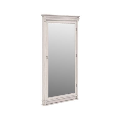 Alcove Floor Mirror In White