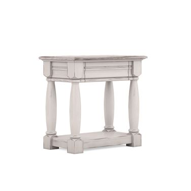 Alcove Night Table In White