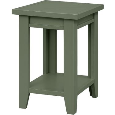 Alder Grove Chairside Table In Sandy Brown