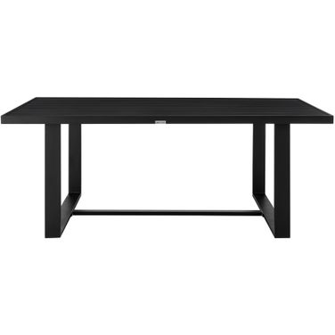 Alegria Outdoor Patio Dining Table In Black