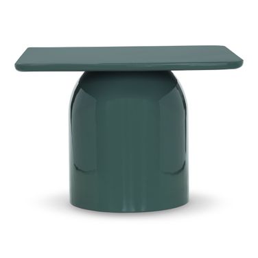 Alessia Square Coffee Table In Obsidian Green