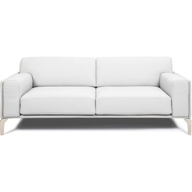 Alessia White Loveseat