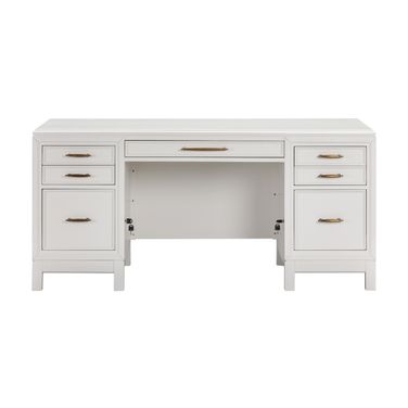 Alexander 66 Inch Executive Desk In White