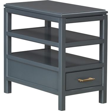Alexander Chairside Table In Midnight