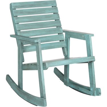 Alexei Beach House Blue Rocking Chair