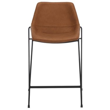 Alexis Mid Century Counter Stool in Cognac
