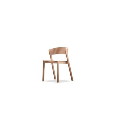 Alf Dining Chair Set of 2 Solid Oak Frame In Natural