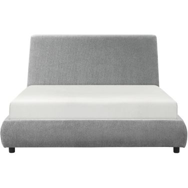 Alford California King Platform Bed In Gray