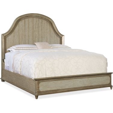 Alfresco Light Wood Lauro King Panel Bed