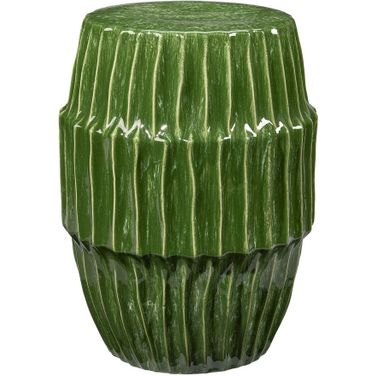 Algae Ceramic Side Table In Green