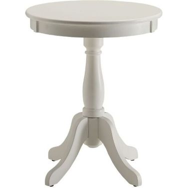 Alger White Side Table