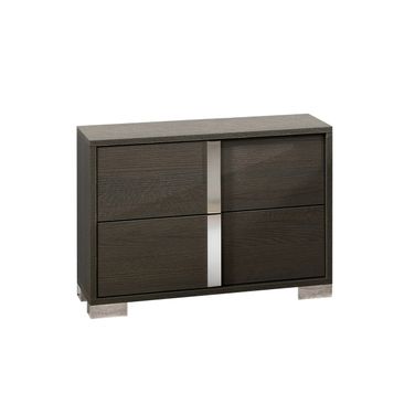 Alice Matte Gray Left Facing Nightstand