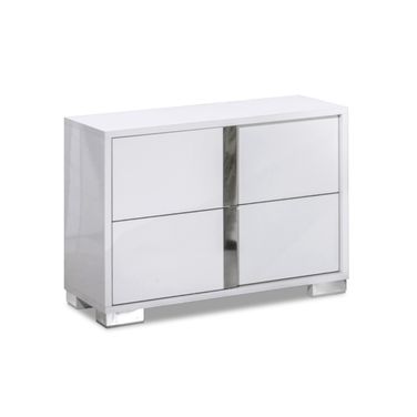 Alice White Left Facing Nightstand