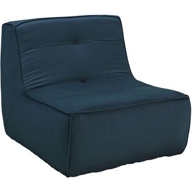 Align Fabric Armchair In Azure