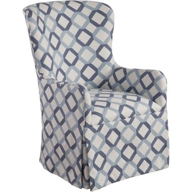 Laguna Aliso Upholstered Host Chair with Casters In Table Rock 01-0934-885-40